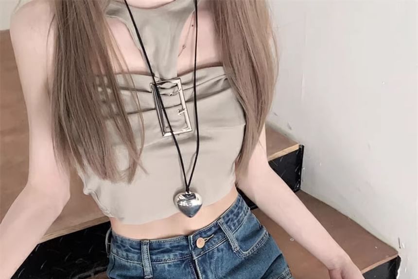 Washed A-Line High Mini Skirt Rise Denim Pleated