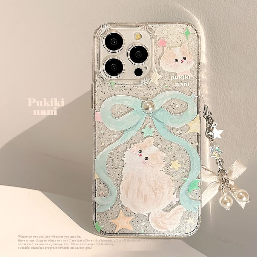 Phone Cat Case Ribbon