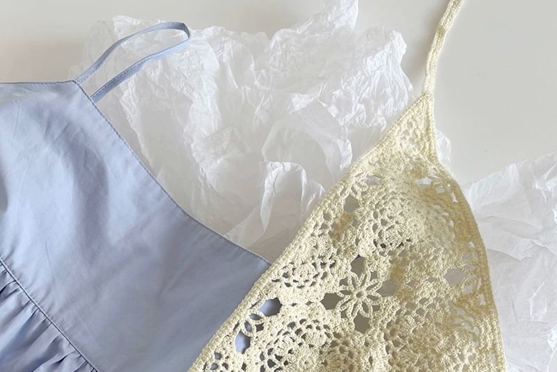 Plain Knit Crochet Headkerchief