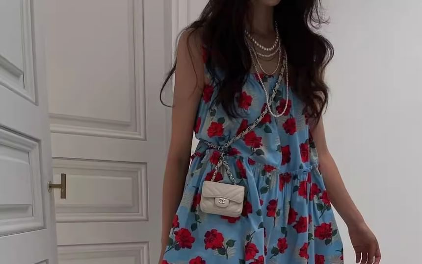 Sundress Sleeveless Floral Mini