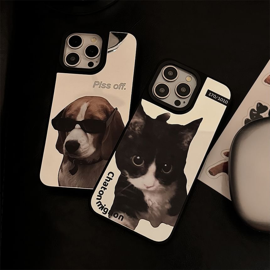 Phone Animal Mirrored Case