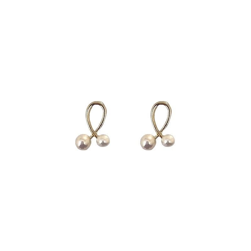 Earring Faux Stud Pearl