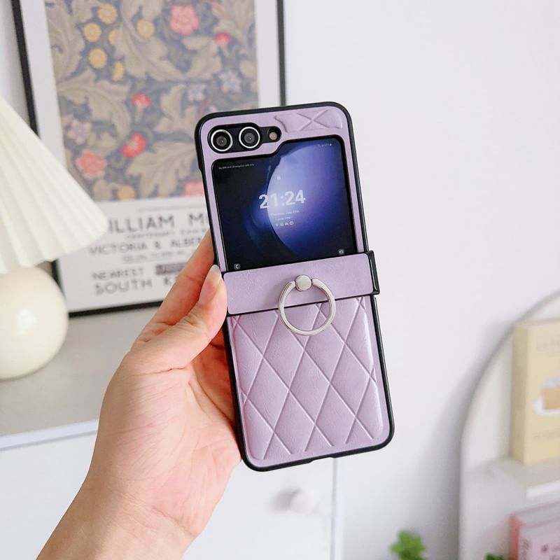 Case Stand Argyle Ring Phone