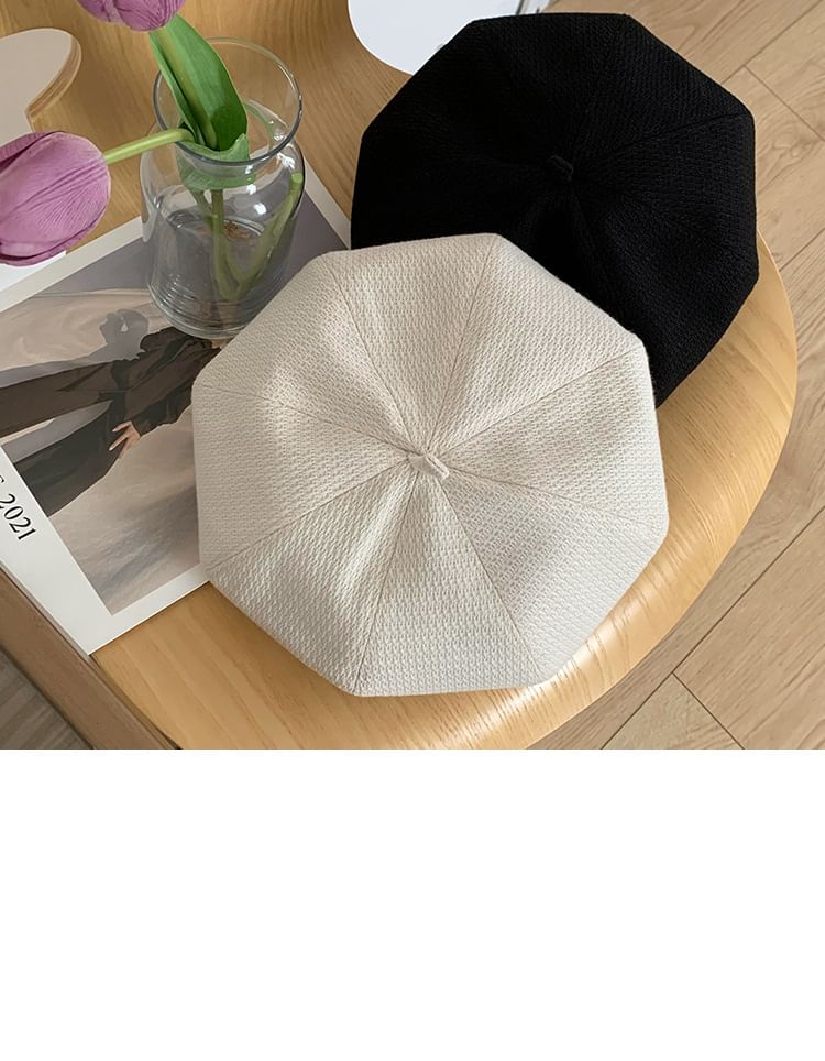 Beret Flower Applique