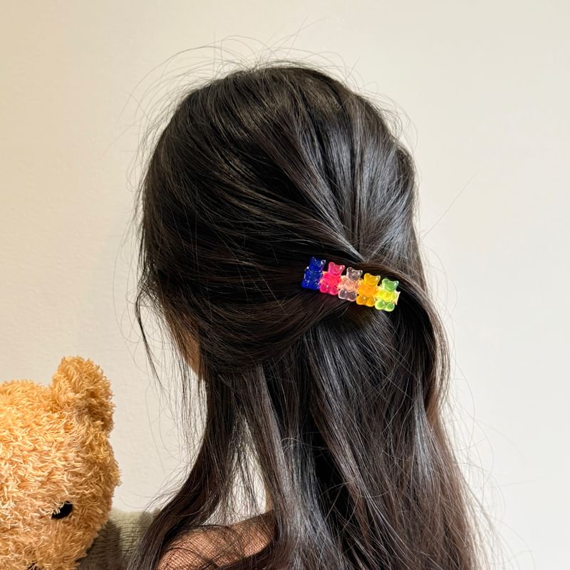 Hair Gummy Clip Bear