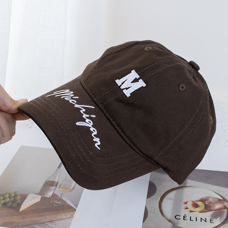 Cap (Various Lettering Designs) Baseball Embroidered