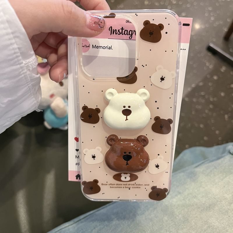 Splattered Phone Case Bear