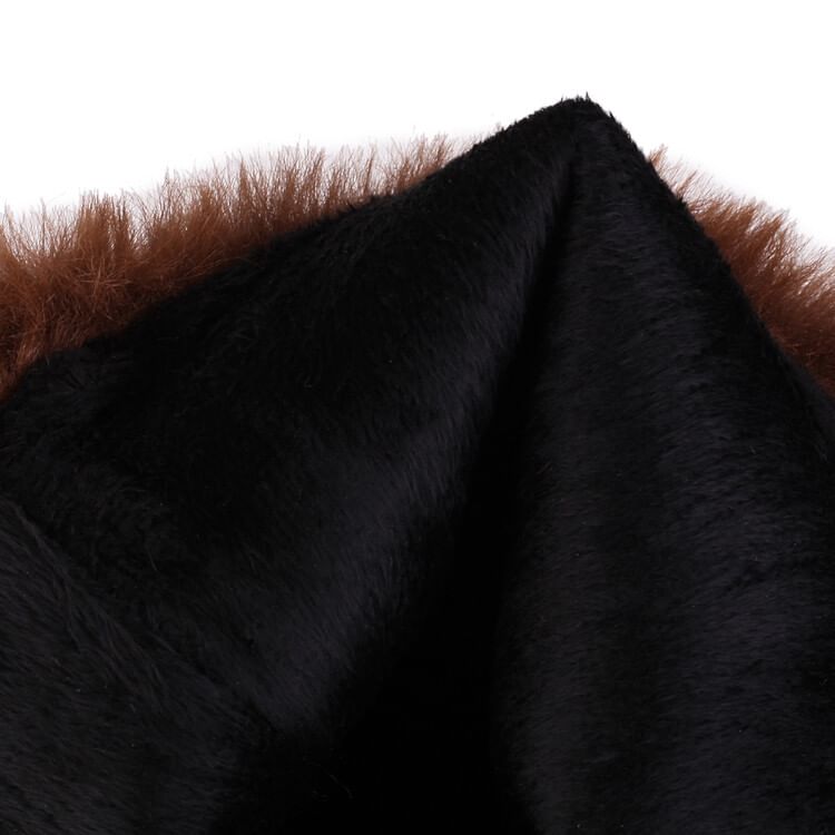 High Lace Knee Platform Suede Faux Panel Fluffy Up Boots