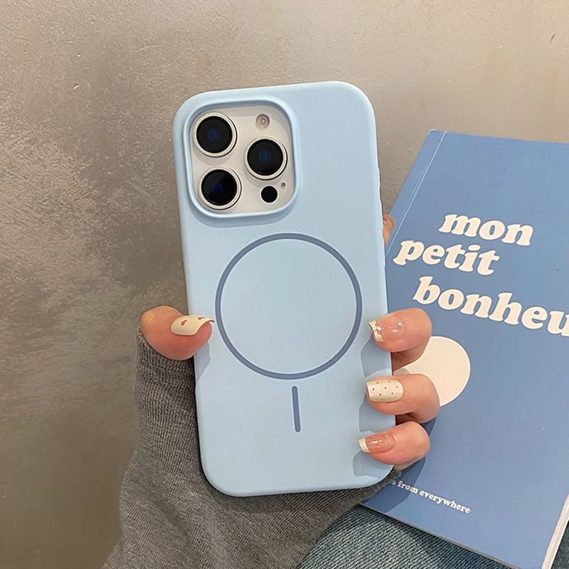 (Compatible with Phone MagSafe) Plain Magnetic Case