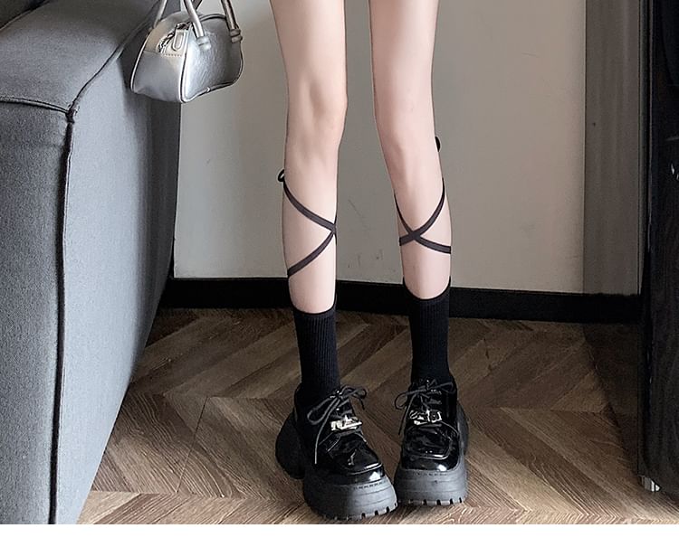 Plain Waist Slit High Mini Skort