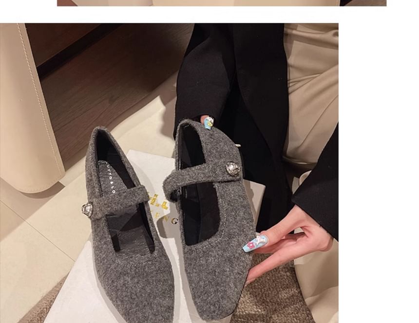 Mary Square Wedge Pumps Toe Hidden Jane