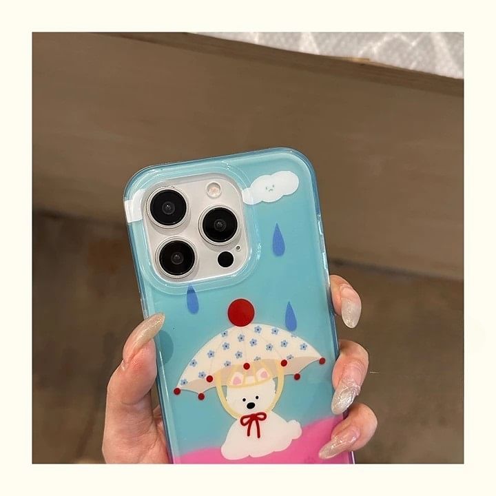 Phone Strap Case with Dog