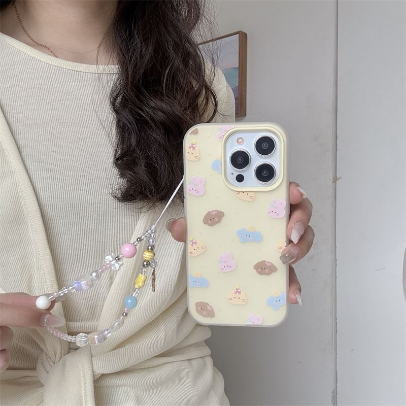 / Phone Strap Case Set Dog