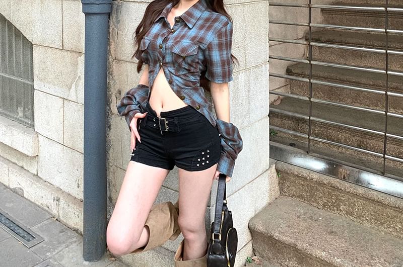 Button-Up Shirt Plaid
