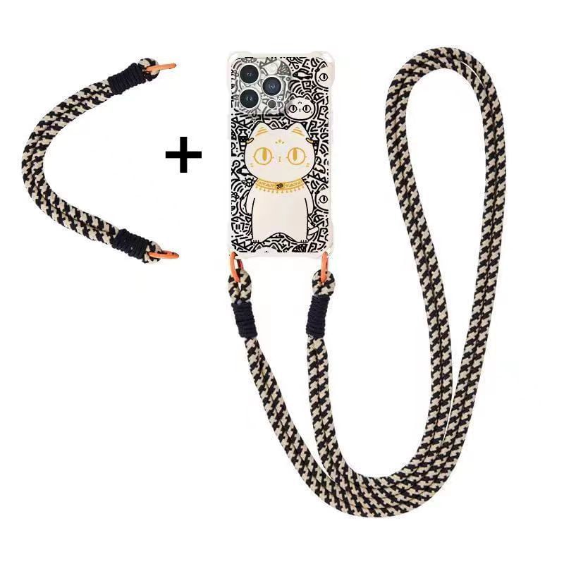 Cat / Case Phone Strap Set Lanyard