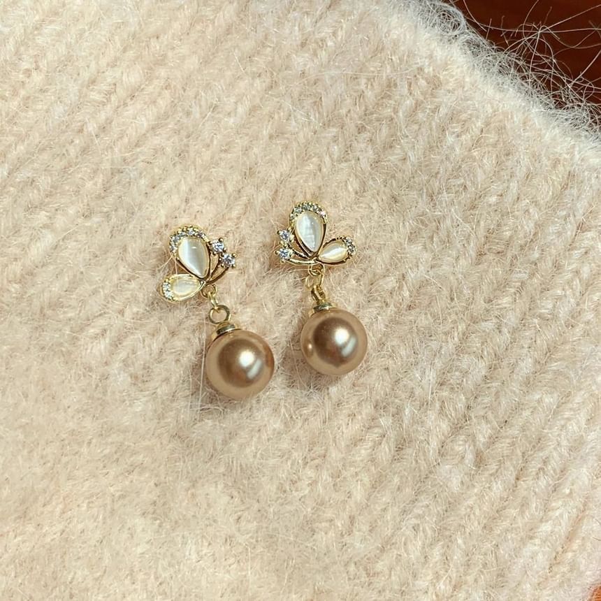 Dangle Beaded Earring Butterfly