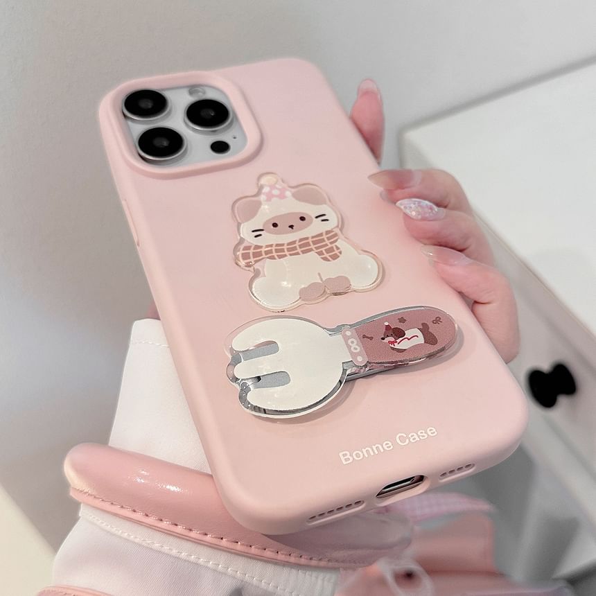 Phone Set Fork Cat / Case Stand