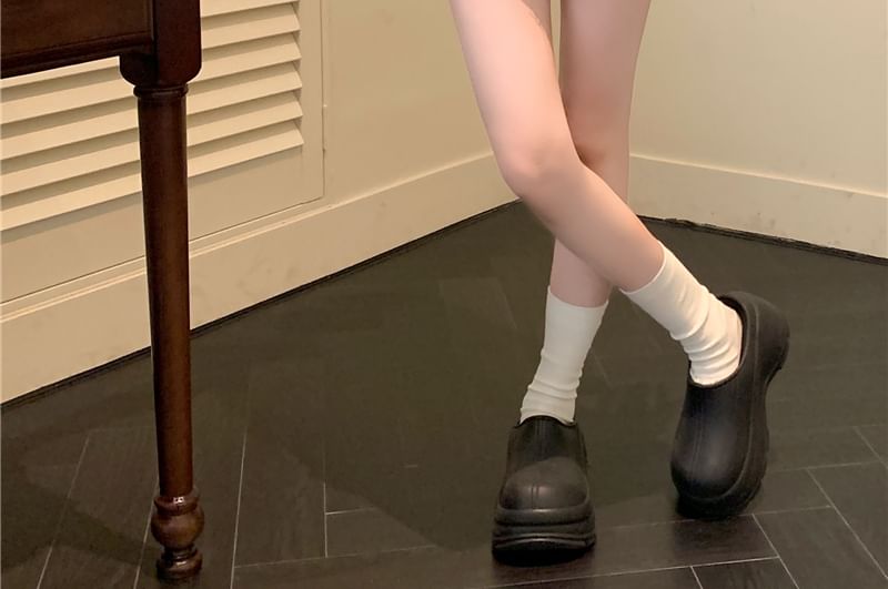 Fray Polka A-Line Rise Skirt Dot Mini Denim High