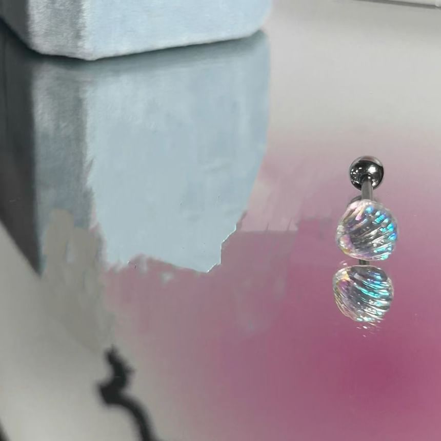 / Stud Set 3: Earring Wand of Alloy Rhinestone Heart Shell