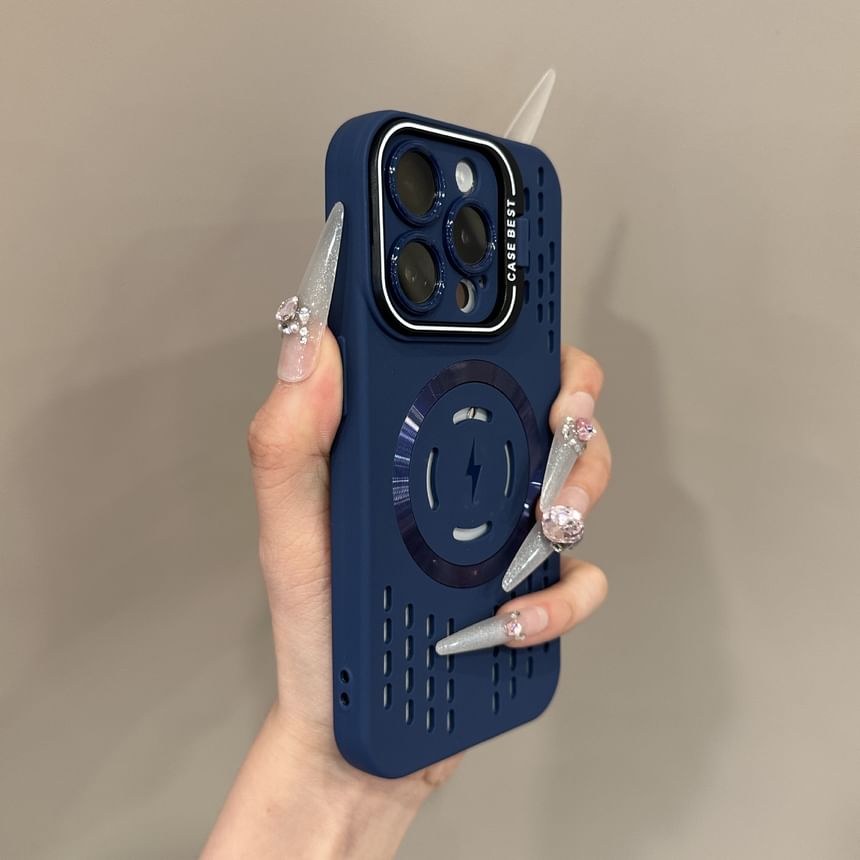 Case with MagSafe) Perforated iPhone Magnetic (Compatible