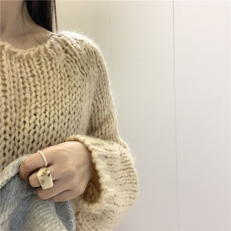 Pearl Ring Natural Beaded