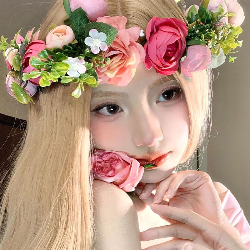 Floral Headpiece Wreath