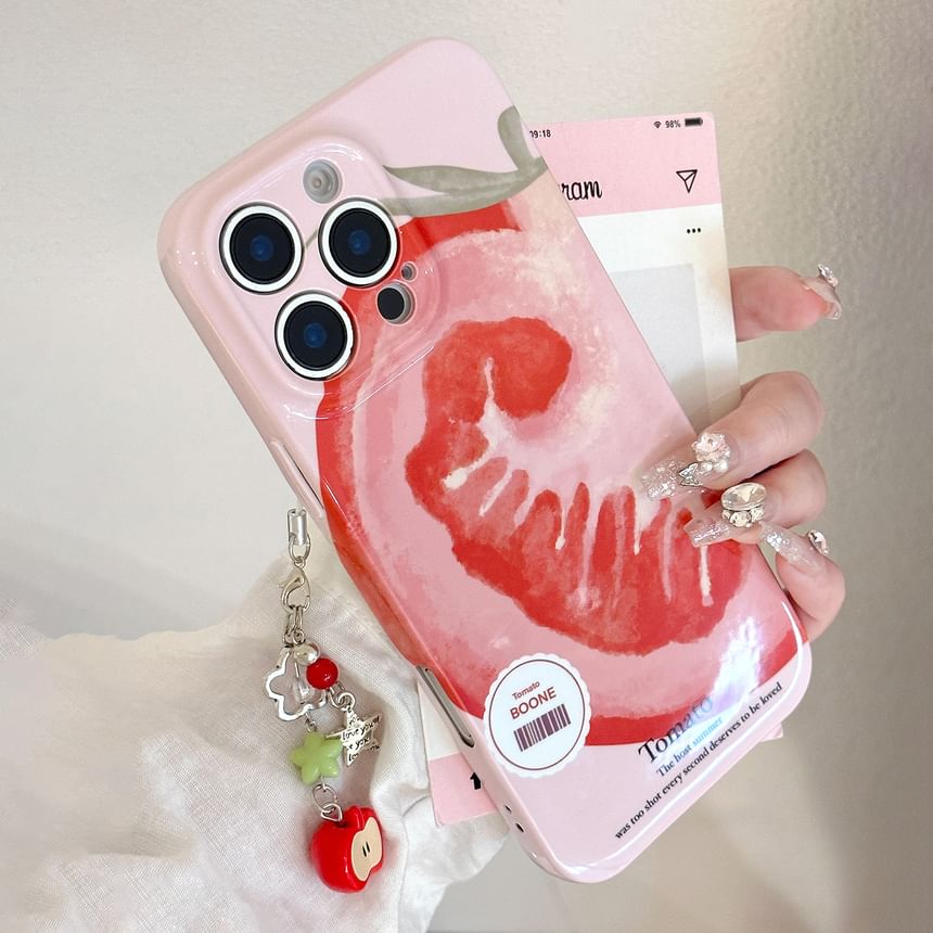 Tomato Print Phone Case