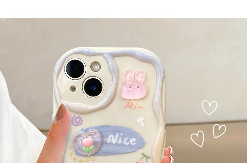 Case Phone Set Cartoon / 3D Strap