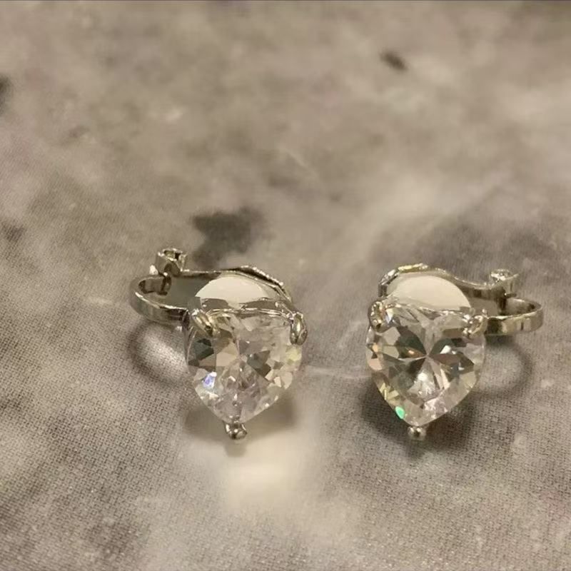 Cuff Set Ear of Heart 4: Alloy Rhinestone