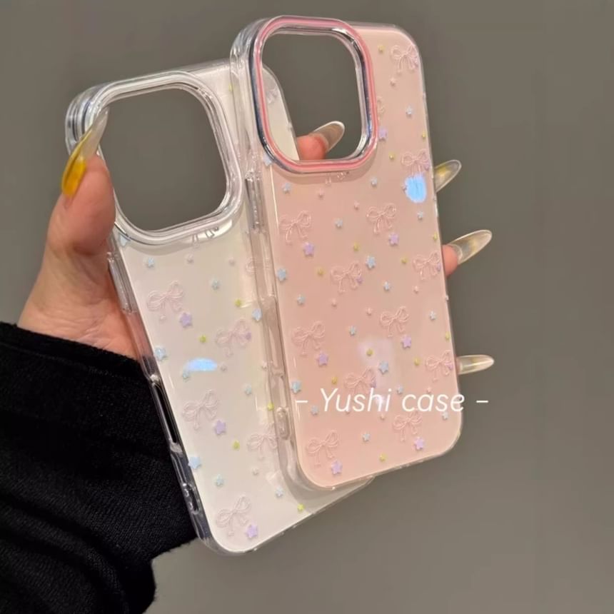 iPhone Print Case Bow