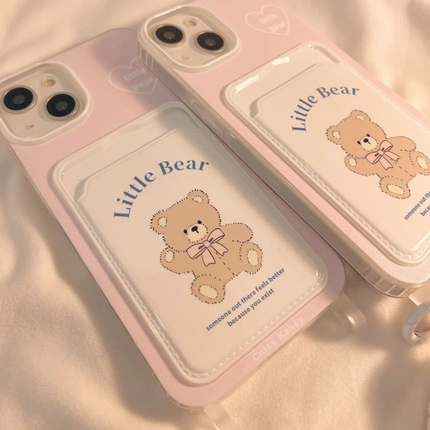 Bear Print Phone Case