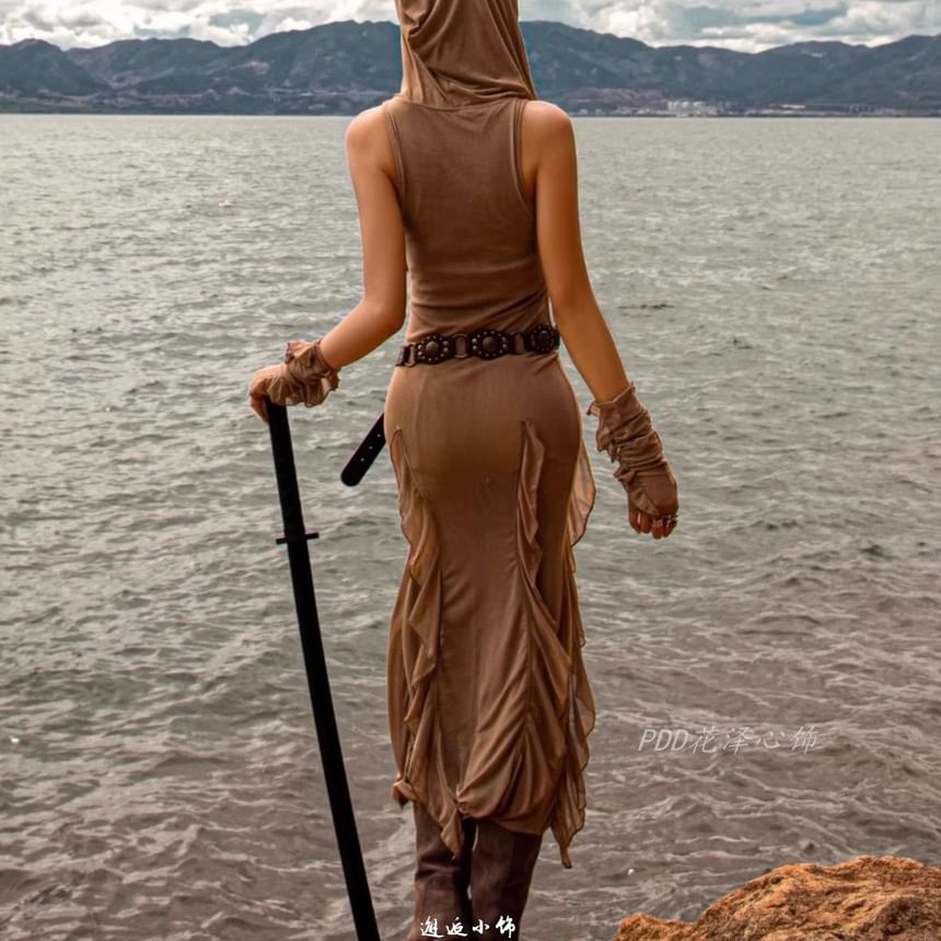 Leather Faux Studded Belt