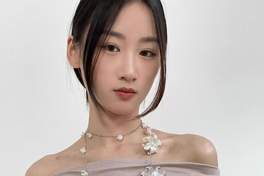 Necklace Long Floral