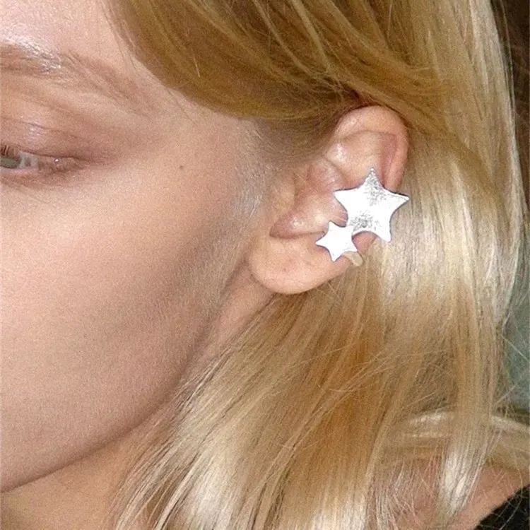 Asymmetrical Star Cuff Ear