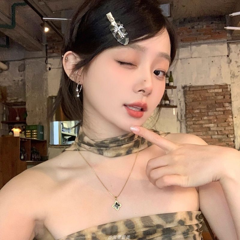 Earring Alloy Hoop Star