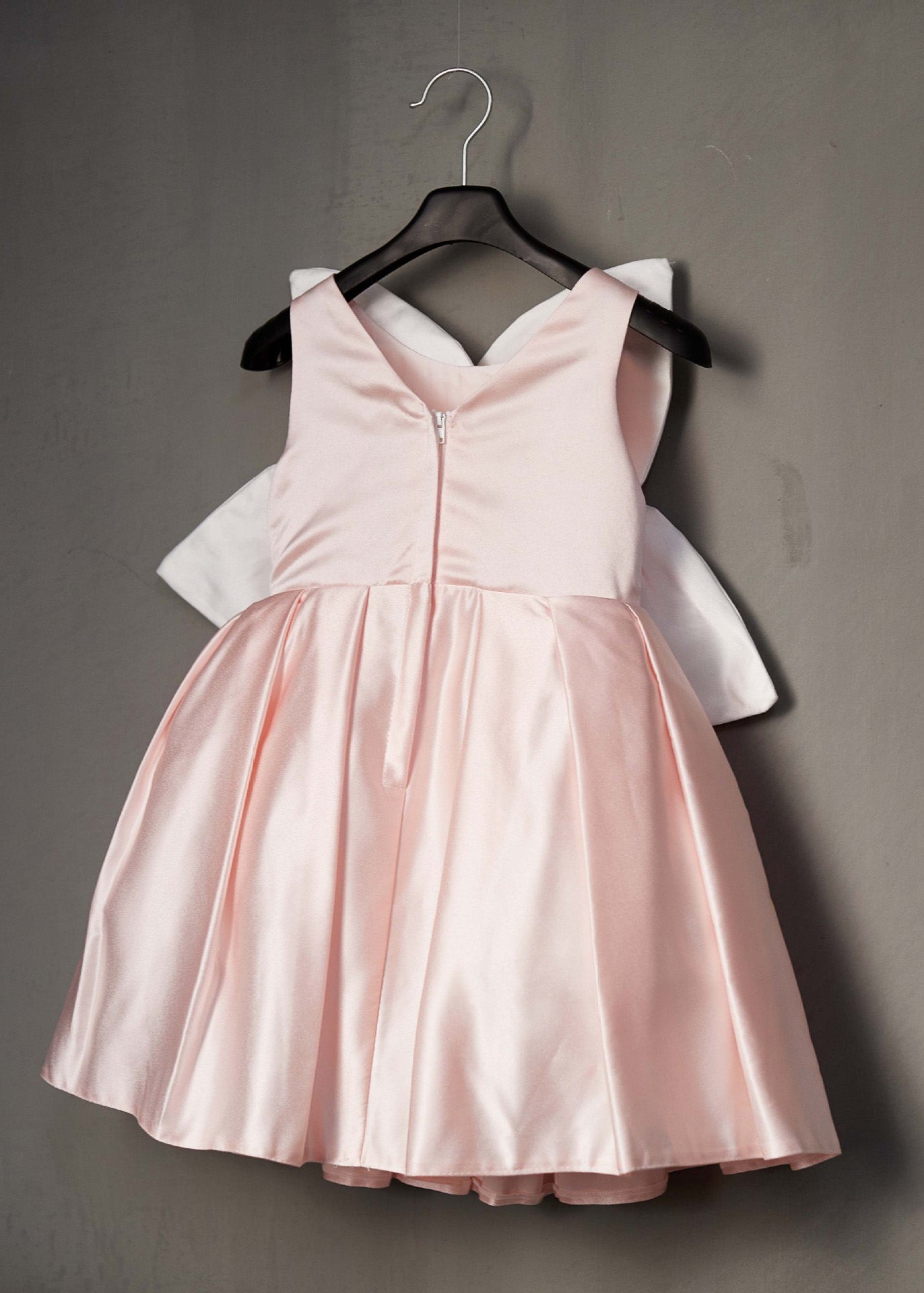 Lovely Pink Patchwork Floral Girls Long Dresses Sleeveless YG022