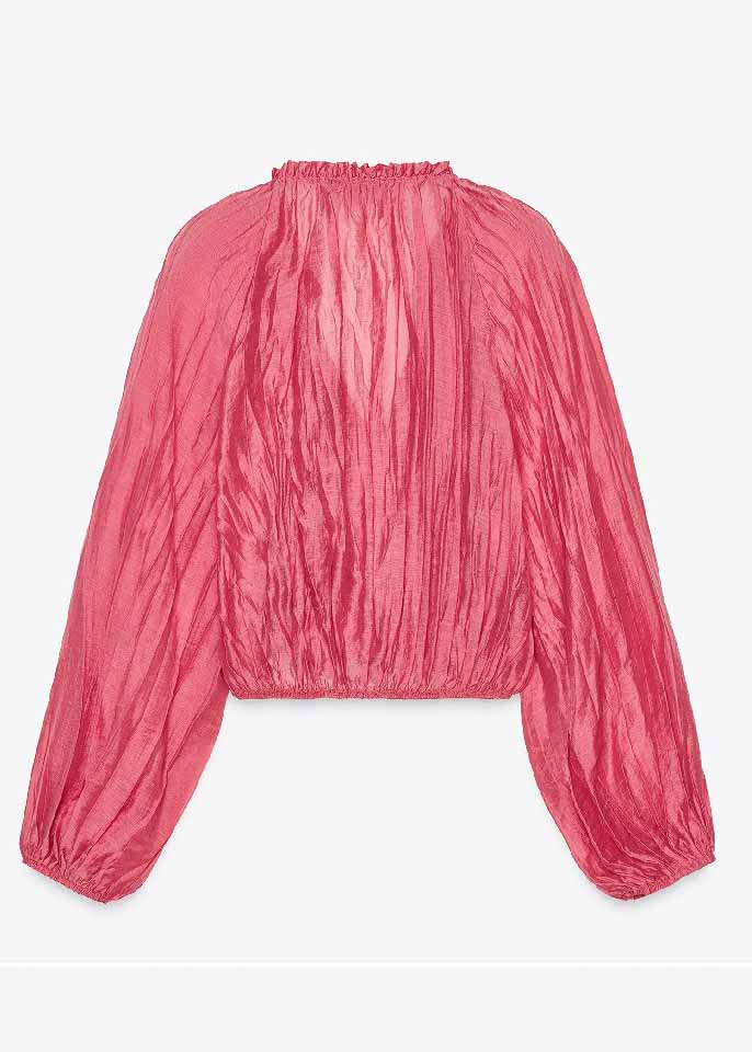 Set Ruffled Fall Patchwork Pieces Two Pink Cotton Modern