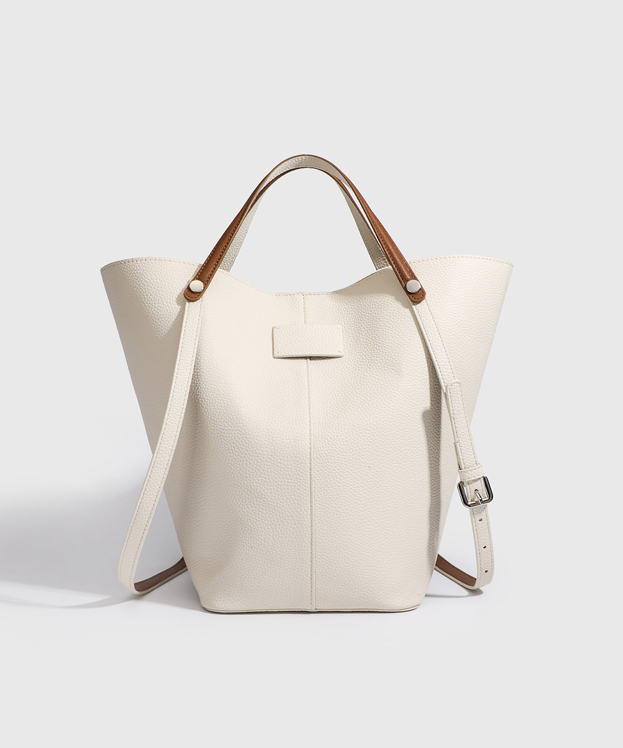 Large Capacity Beige New Bucket Minimalist Bag