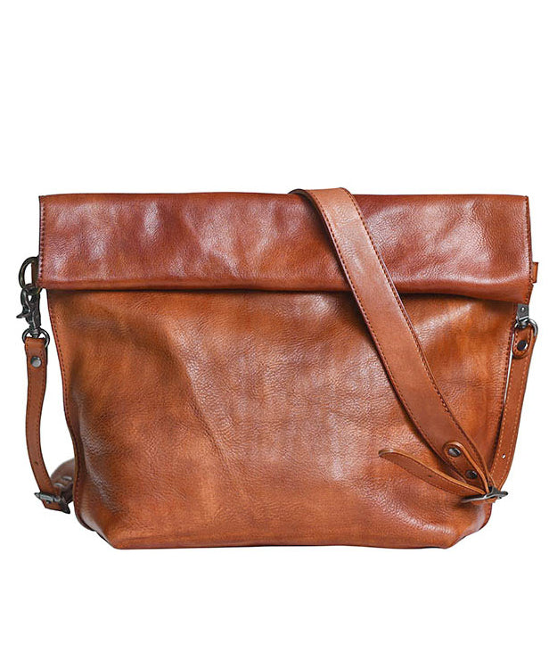 Capacity Leather Cross-body New Large Retro Bag