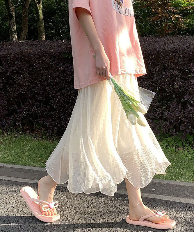 Neue vielseitige Aprikosen-Flip-Flops mit Herzverzierung AA008