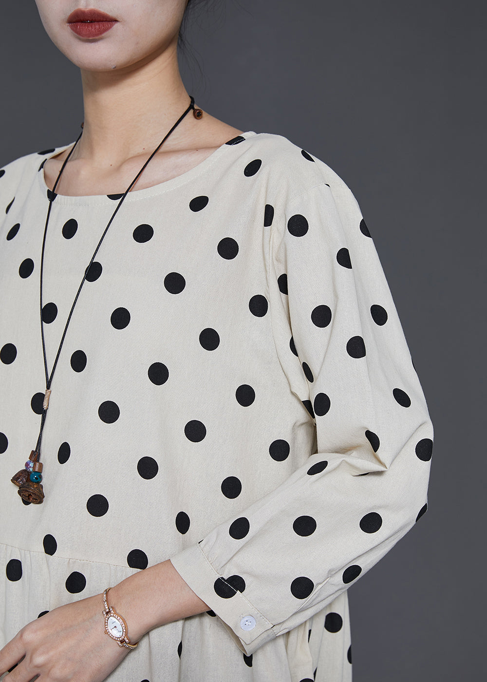 Organic White Oversized Patchwork Cotton Maxi Dresses Summer SD1071