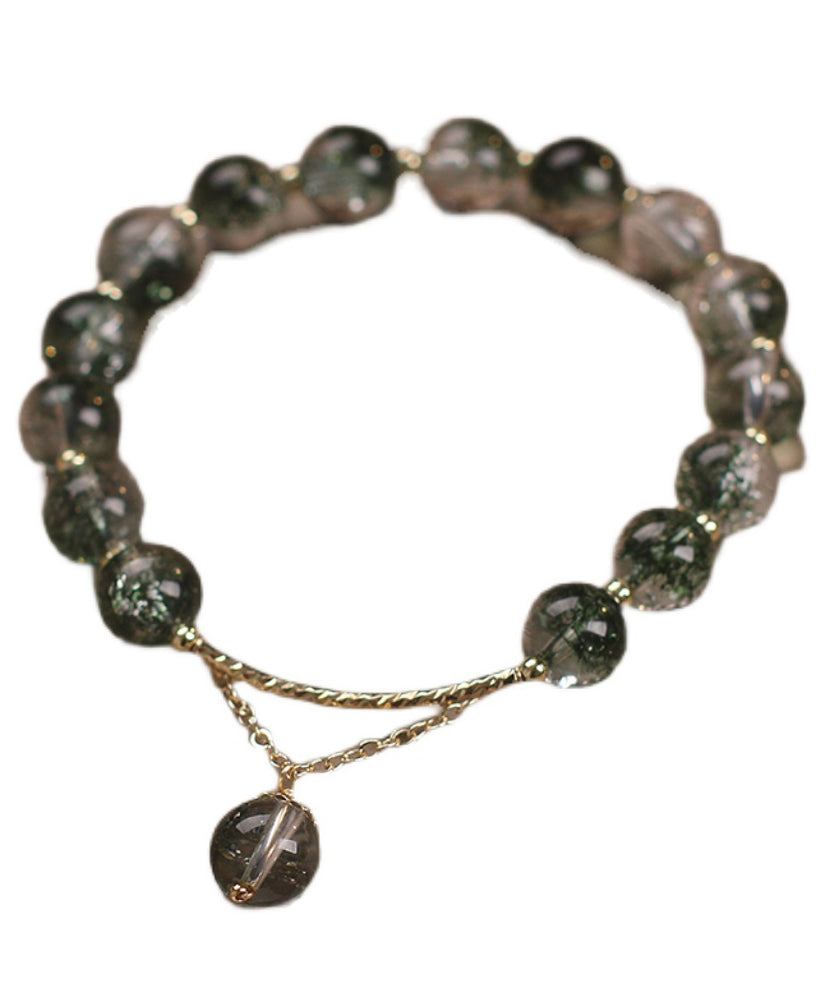 Alloy Crystal Bracelet Charm Design Original Green Beads