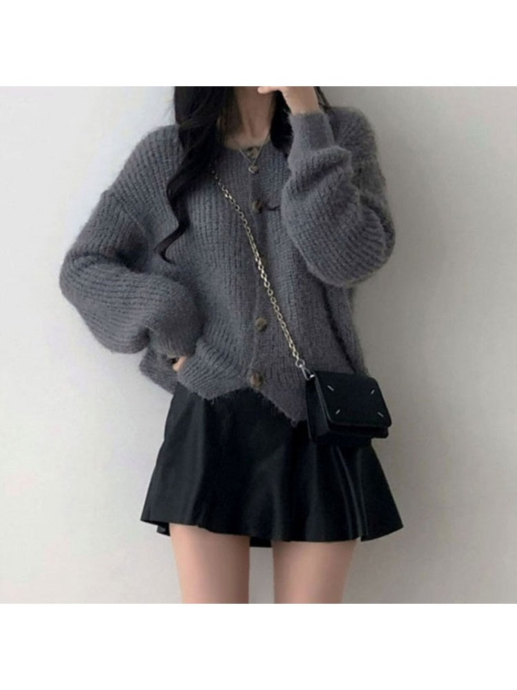 2022 Fall New Casual Women's Short Sweater EE292