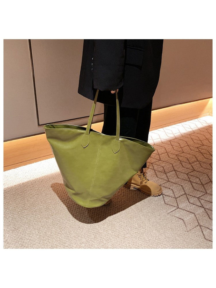 Desig Ner PU Leather Large Capacity Shopping Tote Bag AD273