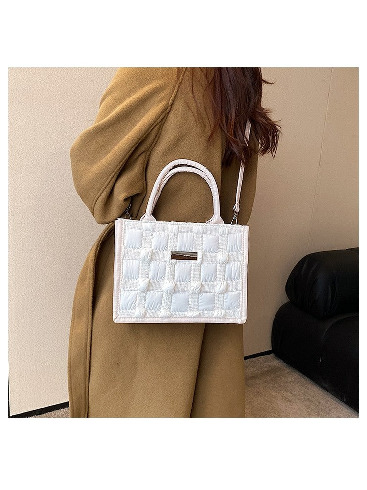 Simple White New Messenger Satchels For Women ZN28
