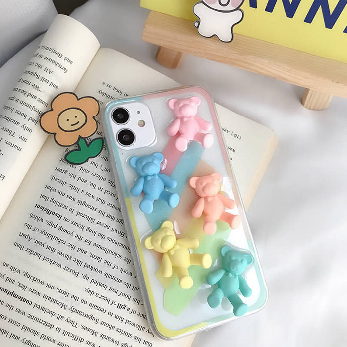 Pastel Bears Phone Case