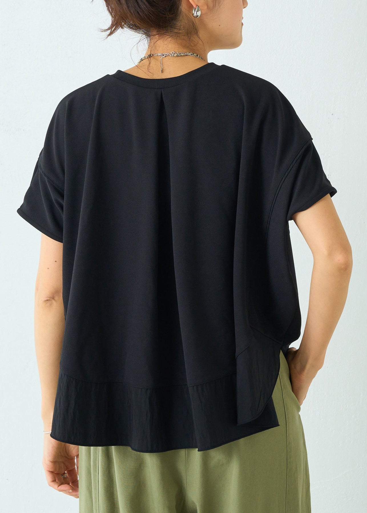 Cotton Oversized Plus Size Black Tanks Patchwork Summer