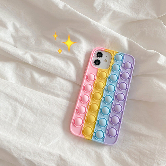 Push Pop Silicone Phone Case