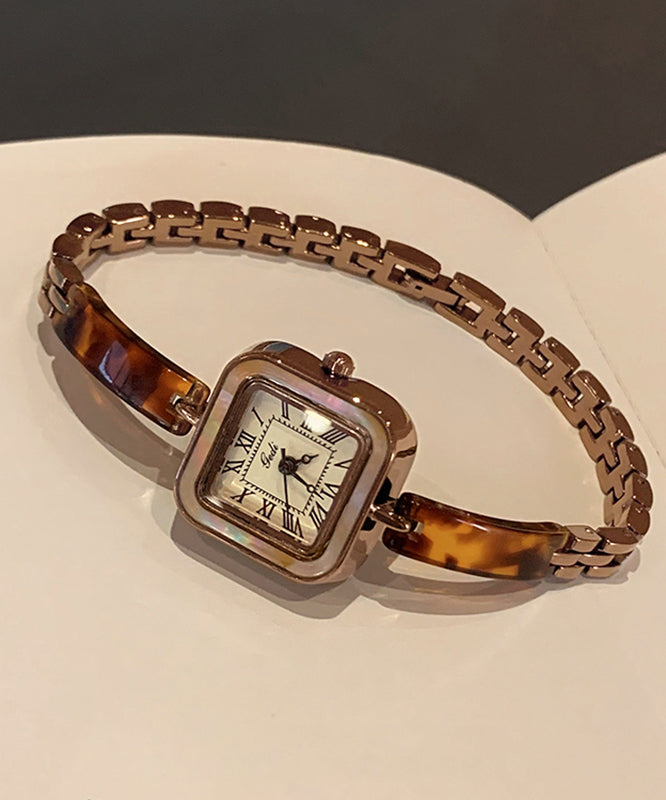 Alloy Crystal Hardlex Retro Watches Waterproof