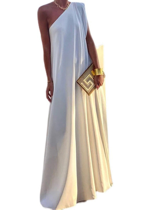 Style One Cotton Party Long Summer Dresses Black Shoulder